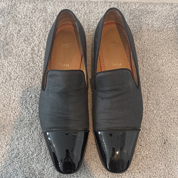 Christian Louboutin Other - Christian Louboutin Black Patent Loafers